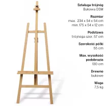 Sztaluga Tr&oacute;jnog Bukowy DSM Montaż Własny A-13003