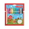 Flamastry Stabilo Trio Jumbo 12 380/12