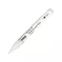 Pisak Do Porcelany Kreul Glass & Porcelain Pen Chalky Medium 16571 White Cotton