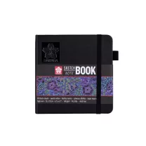 Szkicownik Sakura Sketchbook Note 140 gsm 12 x 12 cm Black 94141002