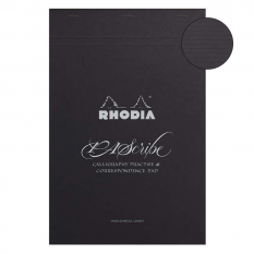 Blok Do Kaligrafii Rhodia Pascribe Calligraphy Practice Pad Carb`on A4+ 21 X 31,8 Cm 19005c