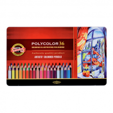 Kredki Koh-I-Noor Polycolor 36 Metal Box 3825