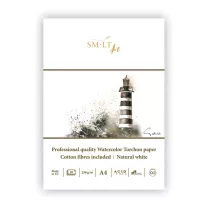 Blok SMLT Art Professional Watercolor Torchon 250 gsm 10 ark. Latarnia A4 AS-10(250)/PRO