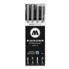 Cienkopisy Molotow Blackliner 4 Set 3 200494