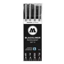 Cienkopisy Molotow Blackliner 4 Set 3 200494