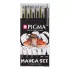 Cienkopisy Sakura Pigma Micron 6 Manga Set POXSDKMAN6