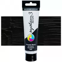 Farba Akrylowa Daler Rowney System 3 150 ml 040 Proces Black
