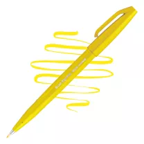 Brush Pen Pentel Brush Sign Pen Yellow SES15C-G