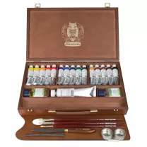 Farby Olejne Schmincke Mussini Large Wooden Box Set 70615