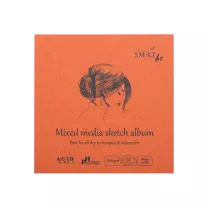 Blok SMLT Art Universal Pad Mixed Media 200 gsm 32 ark. Kwadrat Szyty 14 x 14 cm FB-32(200)