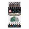 Cienkopisy Sakura Pigma Micron 6 x 01 mm Basic Colours POXSDK016