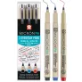 Pisaki Sakura Pigma Micron Pn 3 Office Set POXSDKPN3A