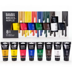 Farby Akrylowe Liquitex Basics Acrylic Color Set 8 x 75 ml 3699396