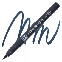 Brush Pen Kuretake Fudebiyori 038 Peacock Blue
