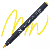 Brush Pen Kuretake Fudebiyori 050 Yellow