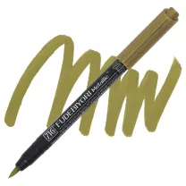 Brush Pen Kuretake Zig Fudebiyori Metallic 101 Gold