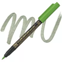 Brush Pen Kuretake Zig Fudebiyori Metallic 128 Light Green