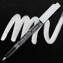 Brush Pen Kuretake Fudebiyori Pigment 000 Milky White