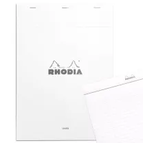 Blok Rhodia Basics N°18 80 Gsm 80 Ark. A4 Lined White 18601