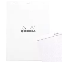 Blok Rhodia Basics N°18 80 Gsm 80 Ark. A4 Squared White 18201