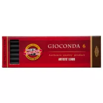 Wkłady do Kubusia Koh-I-Noor 5,6 mm 8673/1 Charcoal 1 Soft