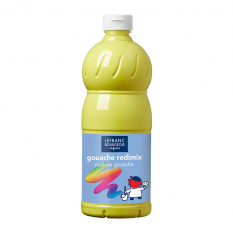 Tempera Lefranc Bourgeois Gouache Redimix 1000 ml 169 Lemon Yellow 188279