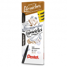 Pentel Zestaw Do Liternictwa Niezmywalne Opowieści Brush Sign Pen Pigment Sesp15