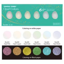 Farby Kuretake Gansai Tambi Opal Colors 6 set