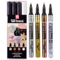 Markery Olejne Sakura Pen Touch Fine 4 set POXPMKA4