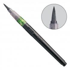 Brush Pen Kuretake No. 25 Chu-Buto Large Black DK150-25B