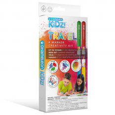 Zestaw Kreatywny Dla Dzieci Chameleon Kidz Travel 4 Marker Creativity Kit Ck1001uk