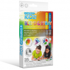 Zestaw Kreatywny Dla Dzieci Chameleon Kidz Blend & Spray 12 Marker Creativity Kit Ck1602uk