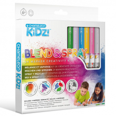Zestaw Kreatywny Dla Dzieci Chameleon Kidz Blend & Spray 24 Marker Creativity Kit Ck1603uk