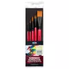 Pędzle Zieler Fine Taklon Brushes Set 5 Premium Acrylic & Oil 09299268