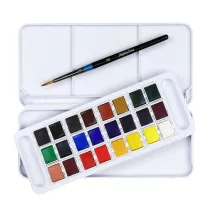 Farby Akwarelowe Daler Rowney Aquafine Travel Set 24 Plastic Box 131900102
