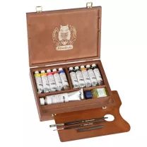 Farby Olejne Schmincke Mussini Small Wooden Box Set 70213