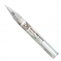 Brush Pen Kuretake White Ultra Fine CNBW-02S