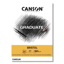 Blok Canson Graduate Bristol 180 gsm A4 21 x 29,7 cm 20 ark. 400110383