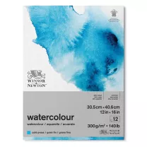 Blok Do Akwareli Winsor & Newton Watercolour 300 gsm Cold Pressed 12 ark. 30,5 x 40,6 cm 6667004