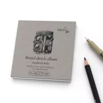 Blok SMLT Art Bristol Sketch Smooth 185 gsm 32 ark. Aparat 9 x 9 cm Authentic Baby FB-32(185)/9