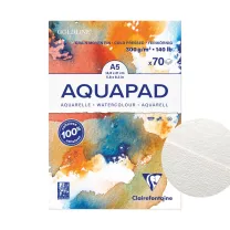 Blok do Akwareli Clairefontaine Aquapad Cold Pressed 300 gsm A5 70 ark. 975720C