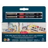 Farby Derwent Line and Wash Paint Pan 12 set 2306245