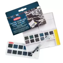 Węgiel do Malowania Derwent Tinted Charcoal Paint Pan set 2305872
