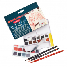 Farby Derwent Shade and Tone Mixed Media set 2305903