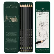 Oł&oacute;wki Faber Castell Pitt Graphite Matt 6 set 115207