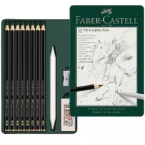 Oł&oacute;wki Faber Castell Pitt Graphite Matt 11 set 115220