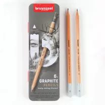 Ołówki Bruynzeel Expression Graphite Pencils 6 set 60311006
