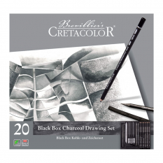 Węgiel do Rysowania Cretacolor Black Box Charcoal Drawing Set 20 40030