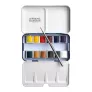 Farby Akwarelowe Lefranc Bourgeois Fine Watercolours Half Pans 12 set & Pocket Brush 301445