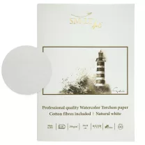 Blok SMLT Art Professional Watercolor Torchon 250 gsm 10 ark. Latarnia 20x28 cm Szyty AS10250STPRO